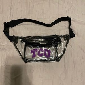 TCU clear Fanny pack